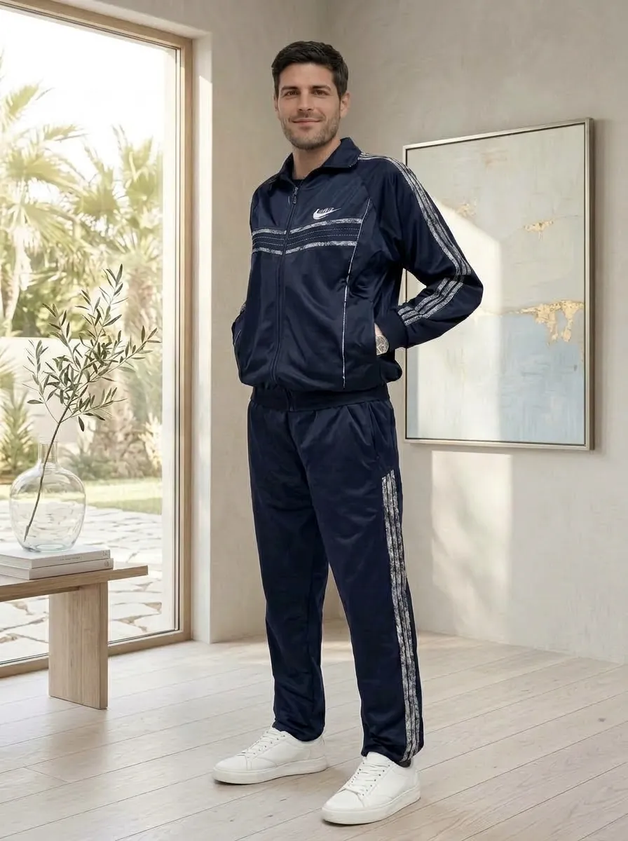 Survêtement Homme — coloris Bleu Argent, vue 3